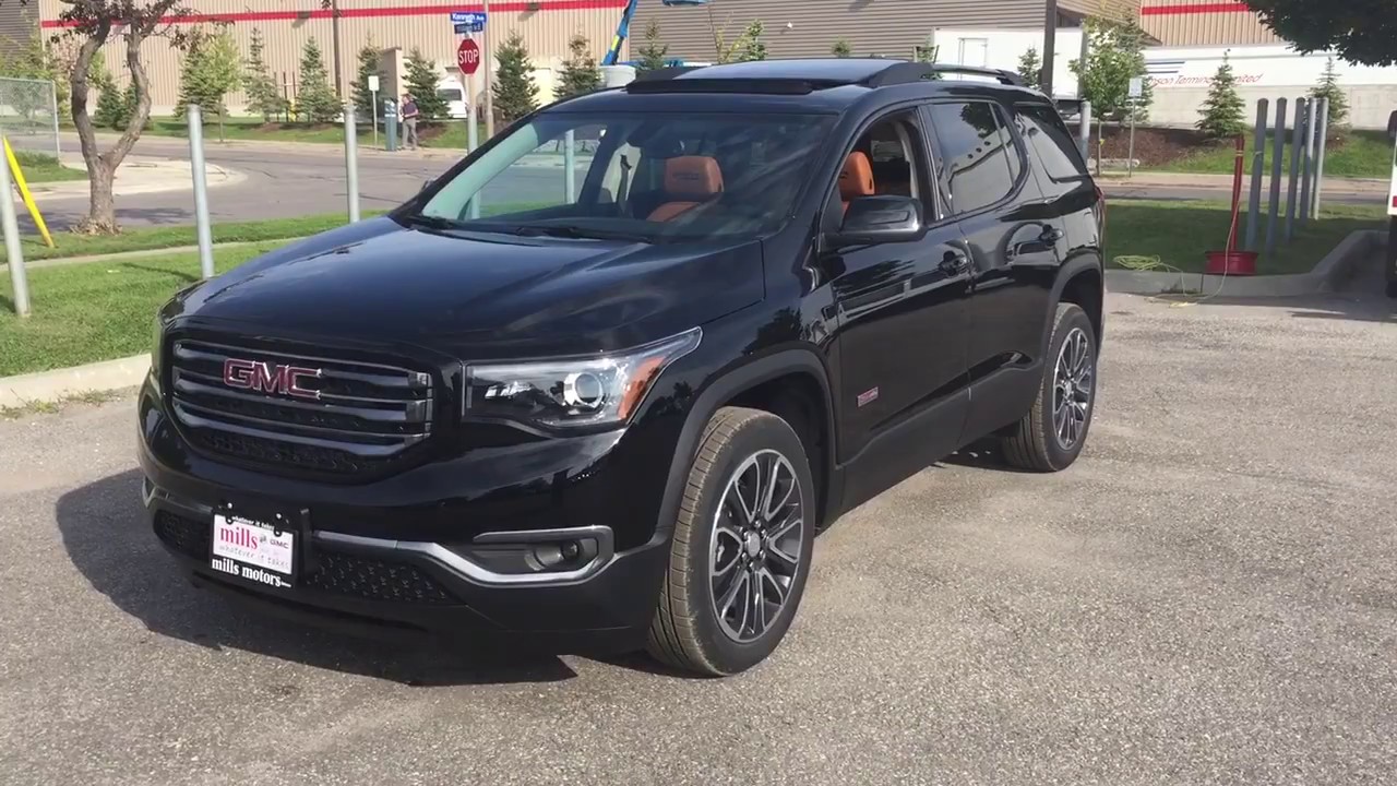 2018 GMC Acadia SLT AWD All Terrain Edition Black Oshawa ON Stock #180011