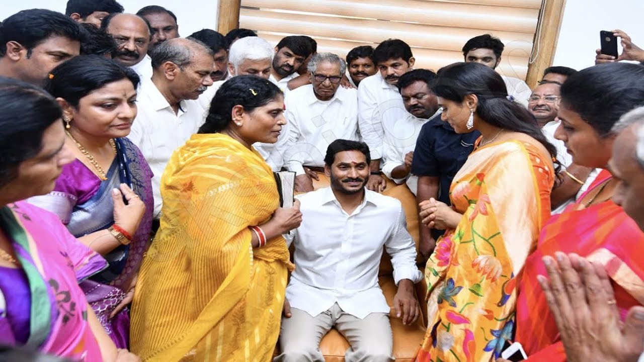 YSRCP president YS Jagan Mohan Reddy inaugurates party office in Amaravati  | Sakshi TV