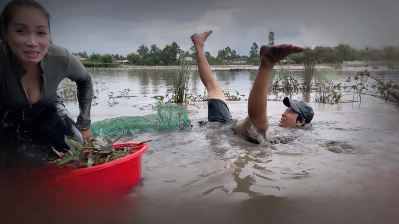 Gái Miền Tây Bắt Cá || Tới Công Chuyện Sơn Ngố || Kéo Cá Mùa Nước Nổi Đồng Long Thắng || GMTBC SN