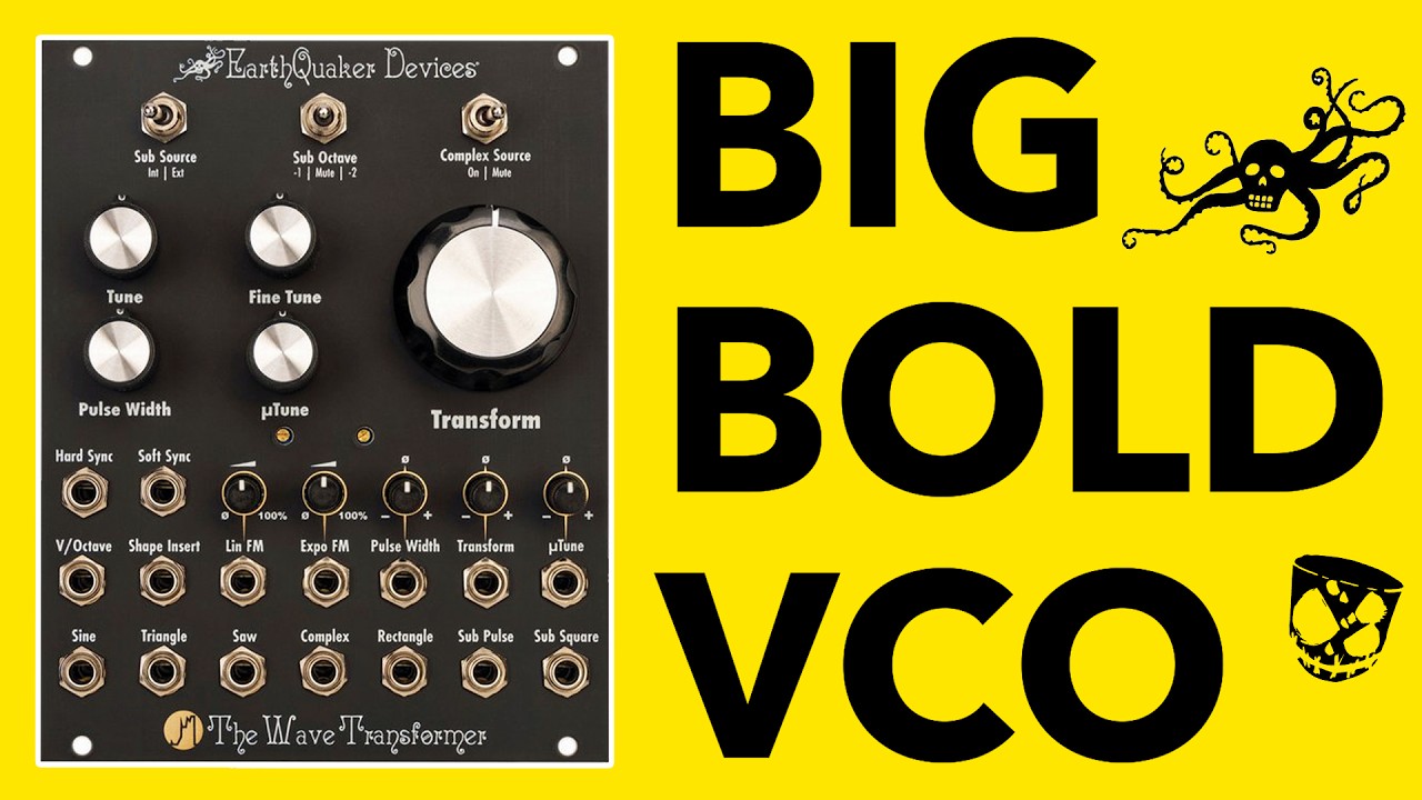 Complex Morphing VCO, Subs, FM & more // The Wave Transformer by Earthquaker Devices (Eurorack Demo)