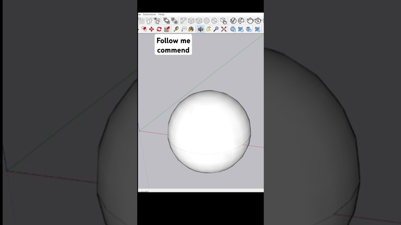 how to make a sphere in sketchup 