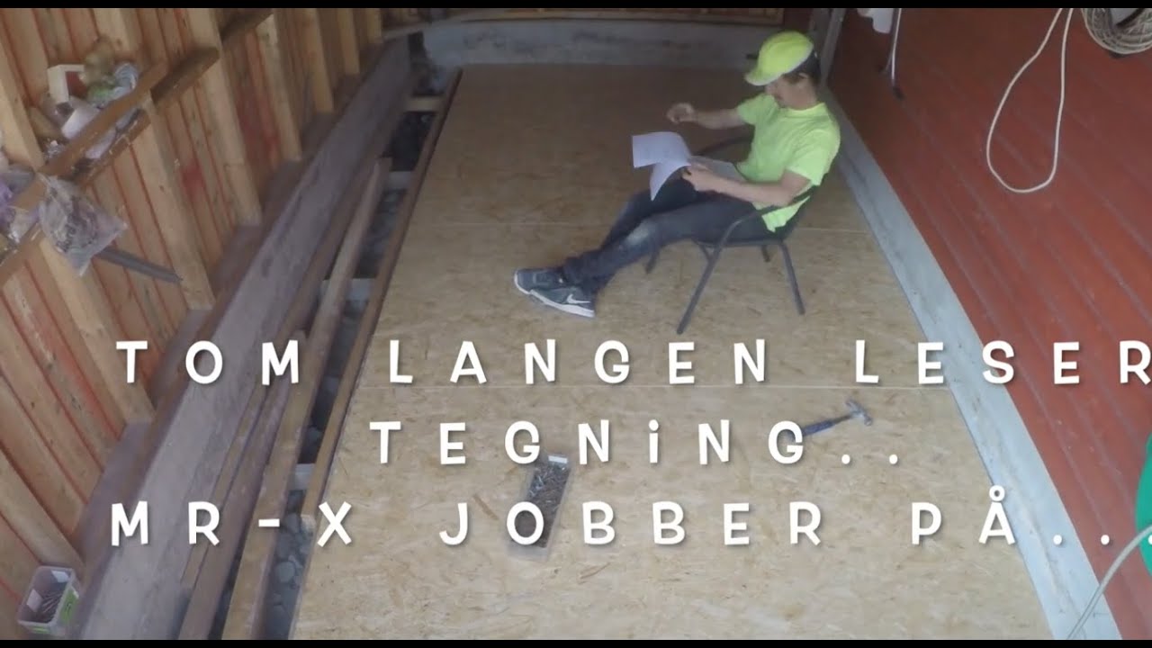 Hvordan forskale ett bærende dekke, armering , støp og puss. Tom Langen og MR-x jobber hardt... diy
