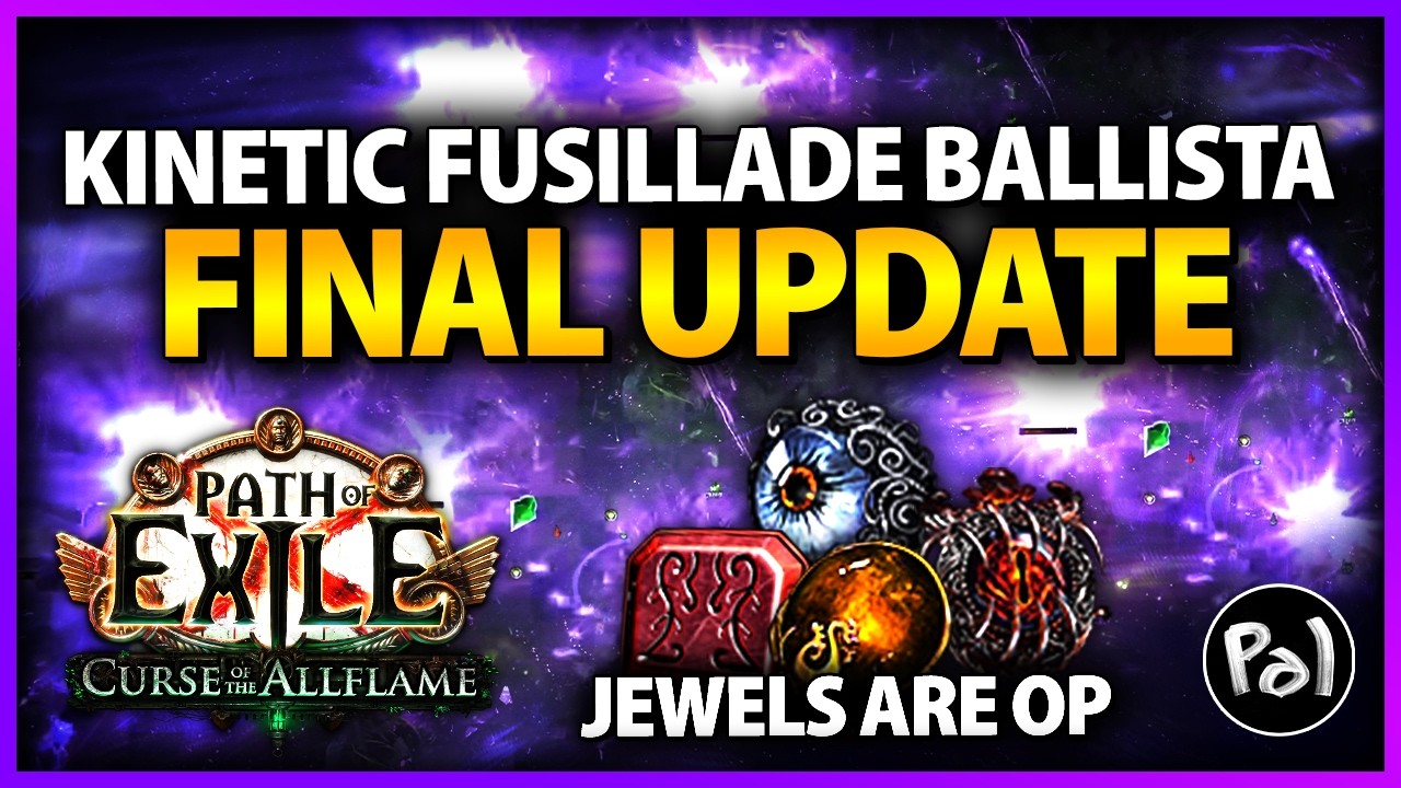 Kinetic Fusillade Ballista Hierophant | Last Endgame Upgrades & Conclusion | Path of Exile