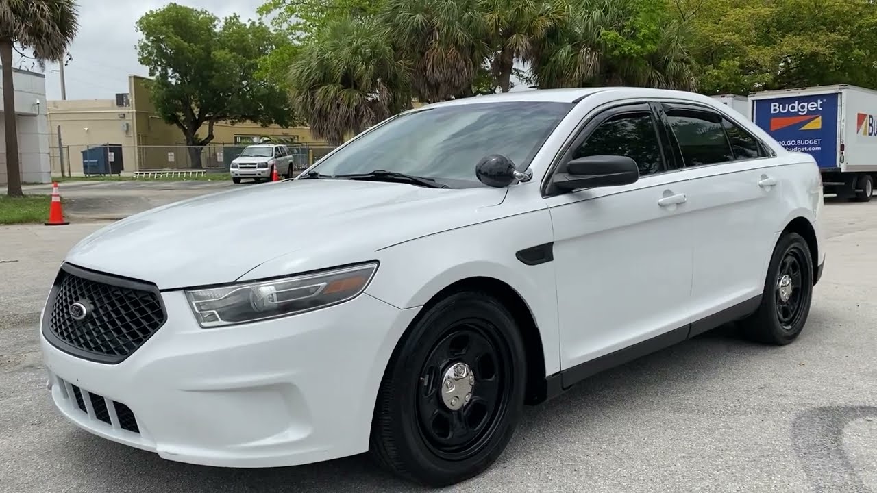 2015 Ford Police Interceptor Sedan Taurus 99k miles walkaround