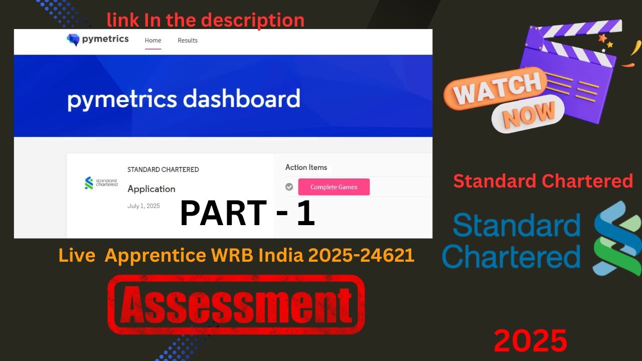 Pymetrics Games Assessment 2025 | Live Demo for Standard Chartered