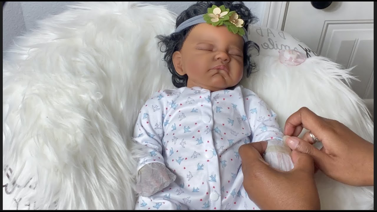 UNBOXING NEW AMAZON Realistic Newborn African American Real Life Baby Doll