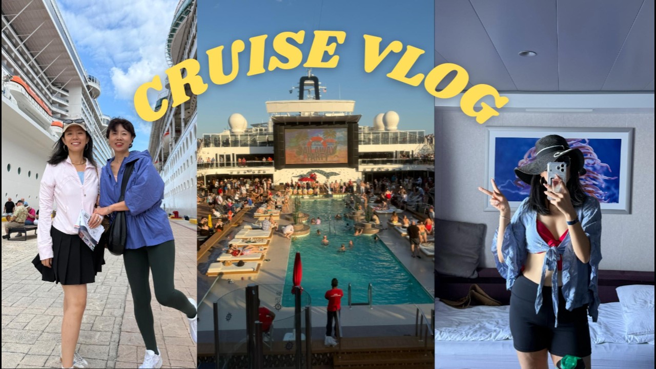 Cruise Vlog🚢｜First time cruise with my parents｜Cozumel, Mexico｜MSC Grandiosa