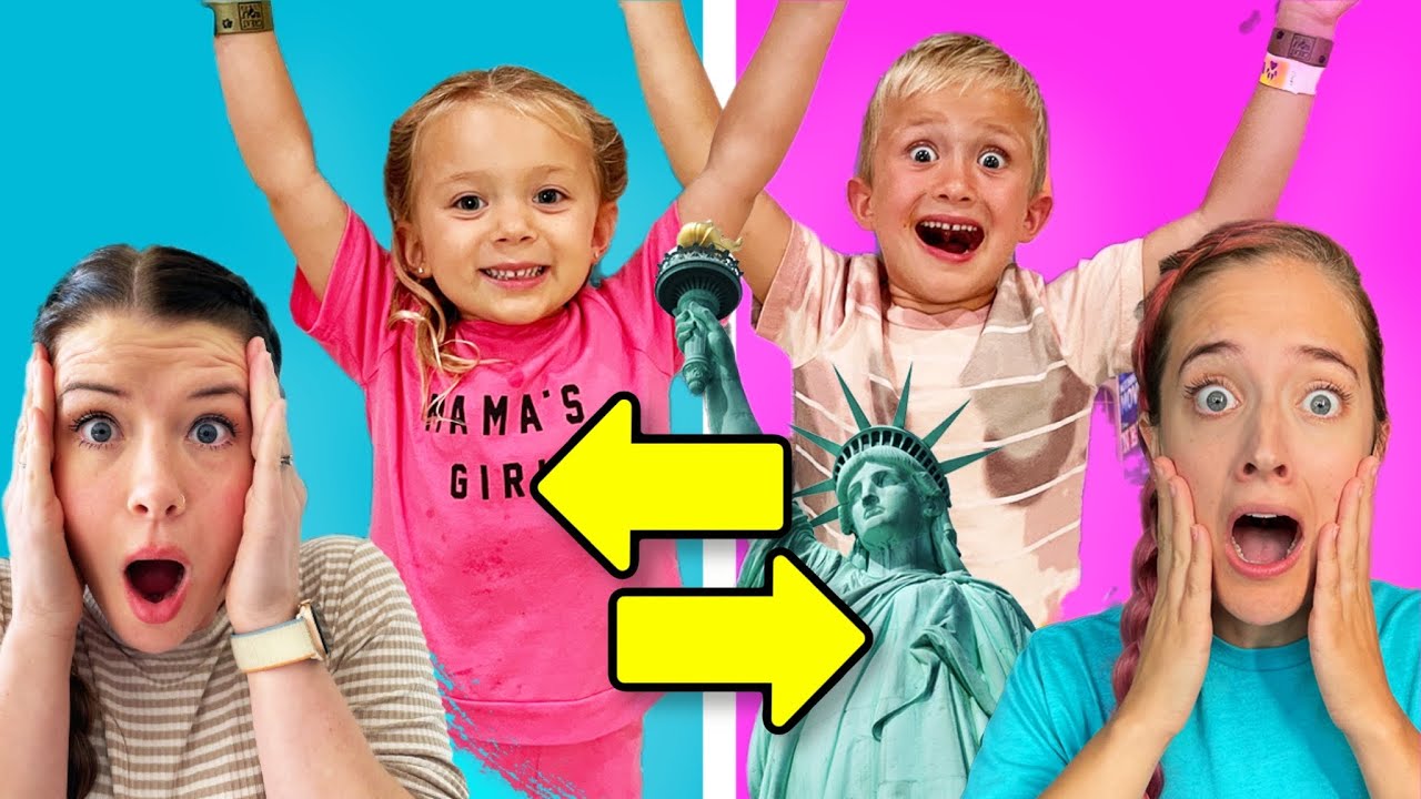 Ivy and Levi BODY SWAP with Mom and McCall in New York!