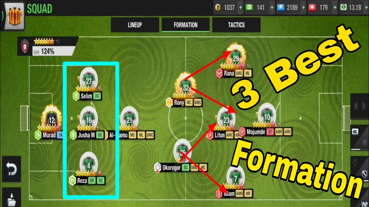 3 BEST 3 DC formations in Top Eleven 2024