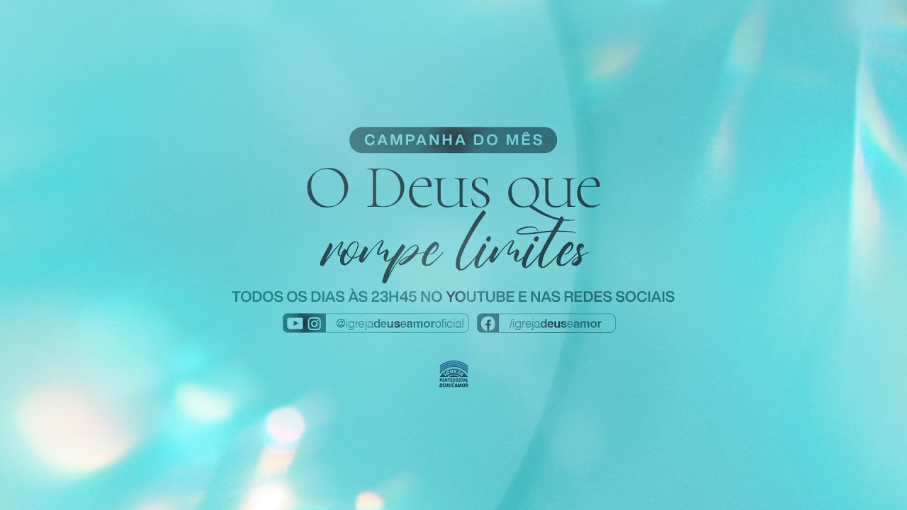 Ora&ccedil;&atilde;o da Meia-Noite | O Deus que rompe limites | IPDA AO VIVO | 14/04/2026