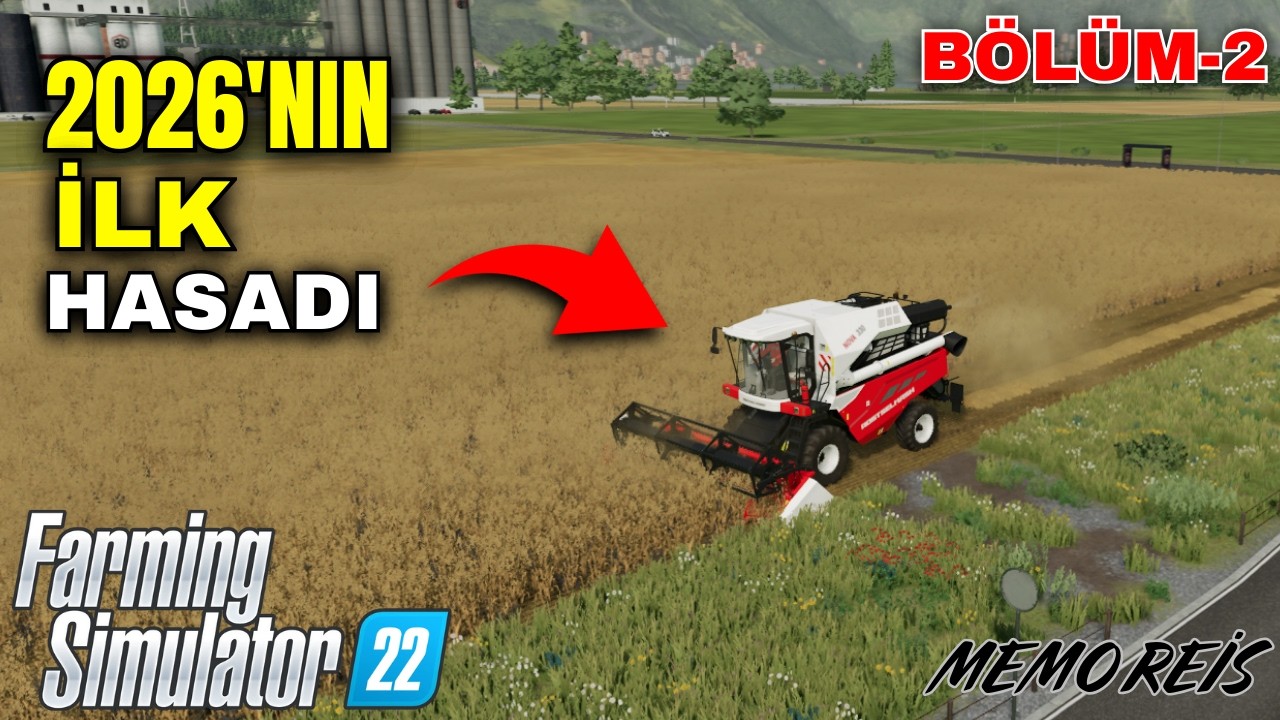 İLK HASADIMIZI YAPTIK!! FARMİNG SİMULATOR 22