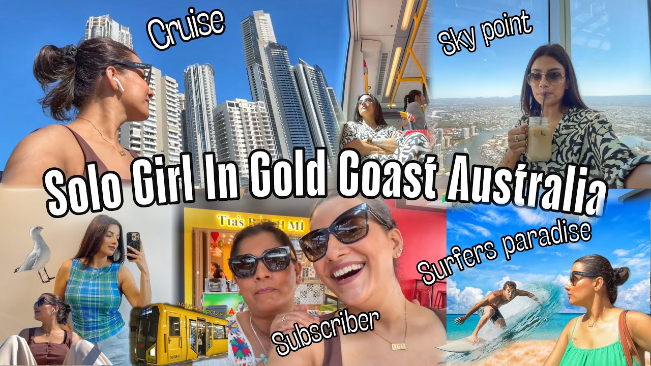 Solo Girl Exploring Gold Coast | Scariest Moment Of My Life 🥹 | River Cruise | Surfer Paradise &More