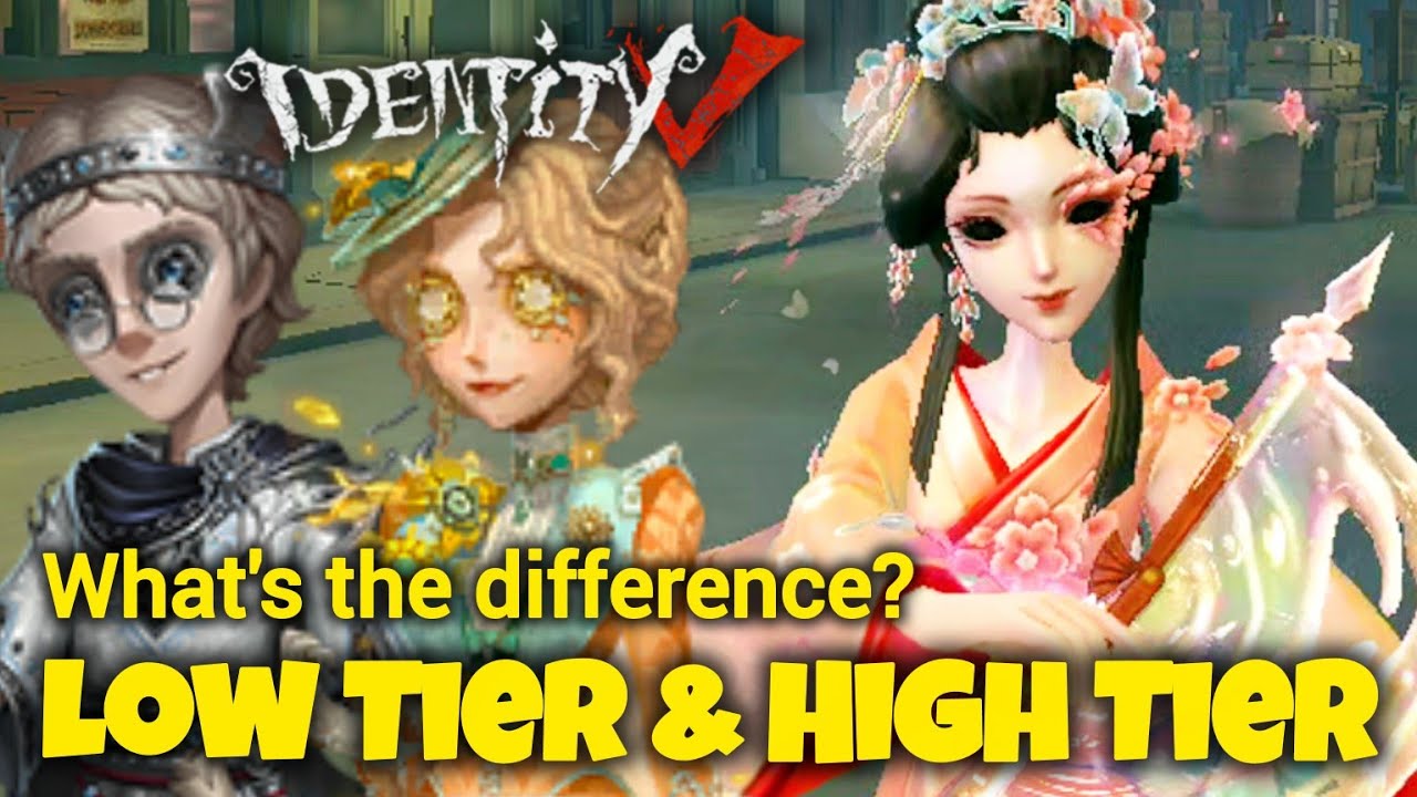 What's the DIFFERENCE between LOW TIER & HIGH TIER Rank on Identity V? Unfiltered #facts 