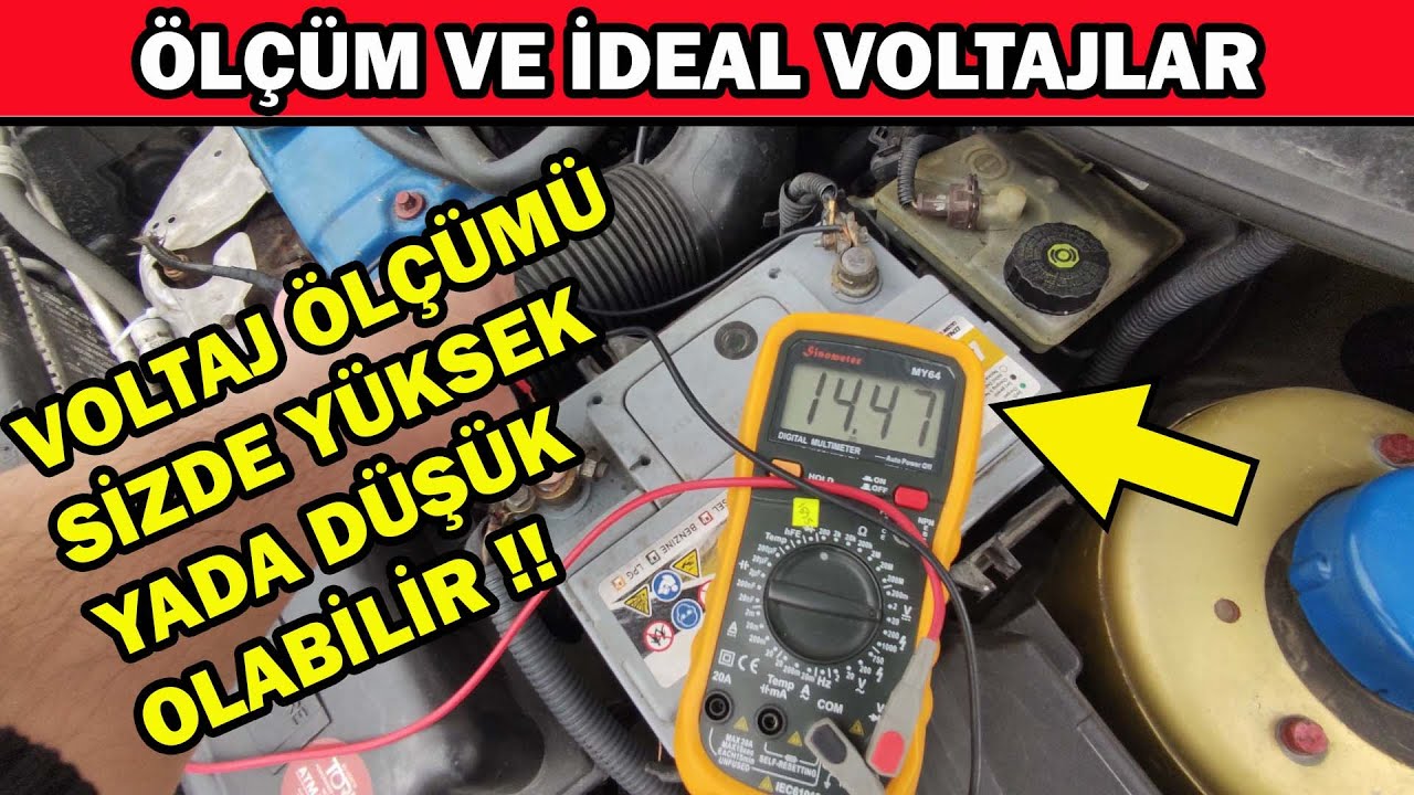 Normal Akü Voltaj Değerleri Kaç Olmalı? Araç Çalışırken Akü Voltajı Kaç Olmalı