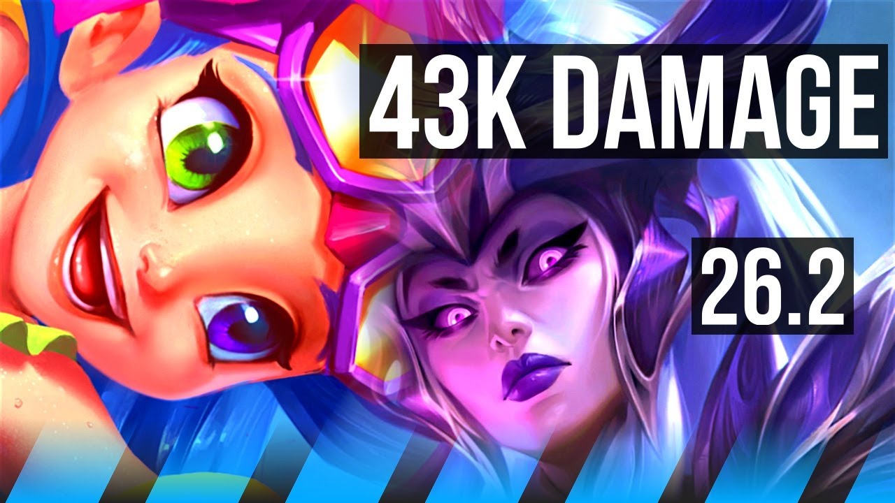 ZOE vs SYNDRA (MID) | Good KDA: 18/1/8, 43K damage | KR Master | 26.2