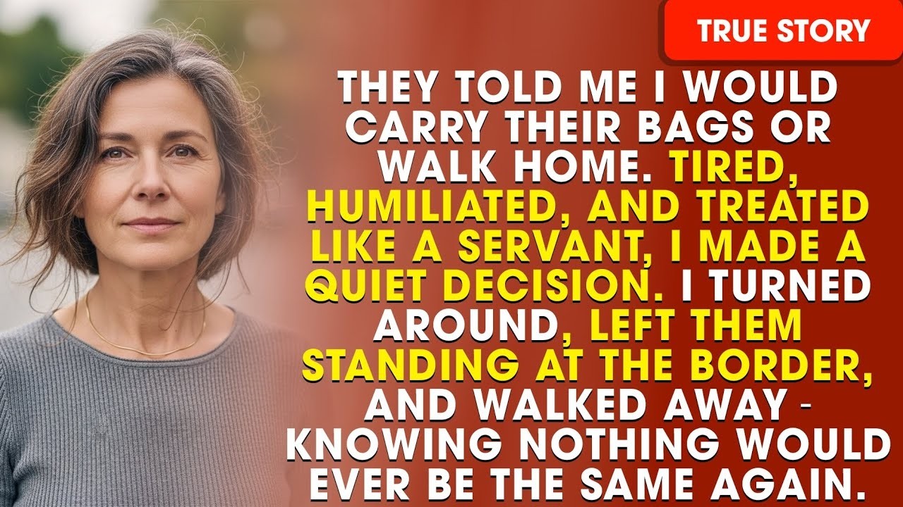 They Said, “Carry Our Bags Or Walk Home ” I Left Them At The Border
