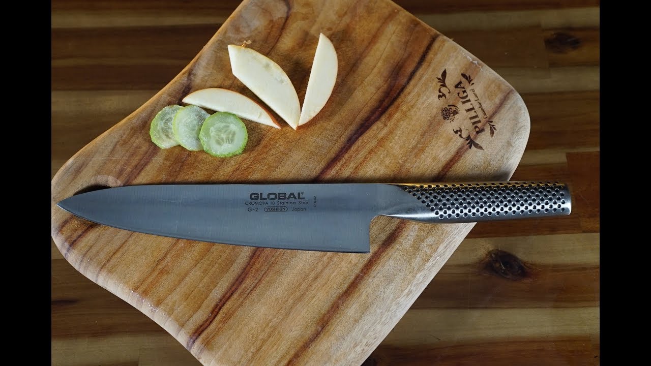 Chef's Knife Review #1 - Global 8 inch Chef's Knife! l Soulful Bowl