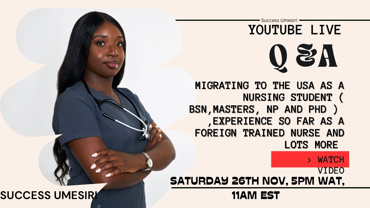 Student route to study nursing in the USA: Masters/NP, PHD etc.