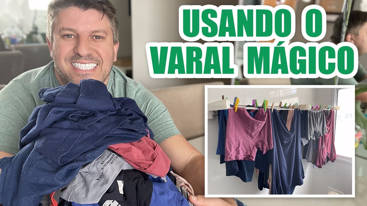 Lavando uma montanha de roupas