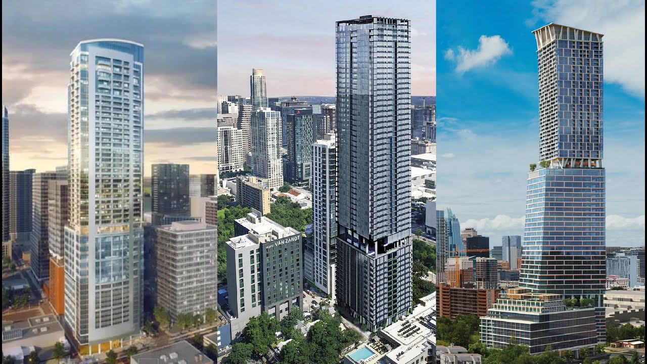 What are the towers under construction in Austin 2025-2026