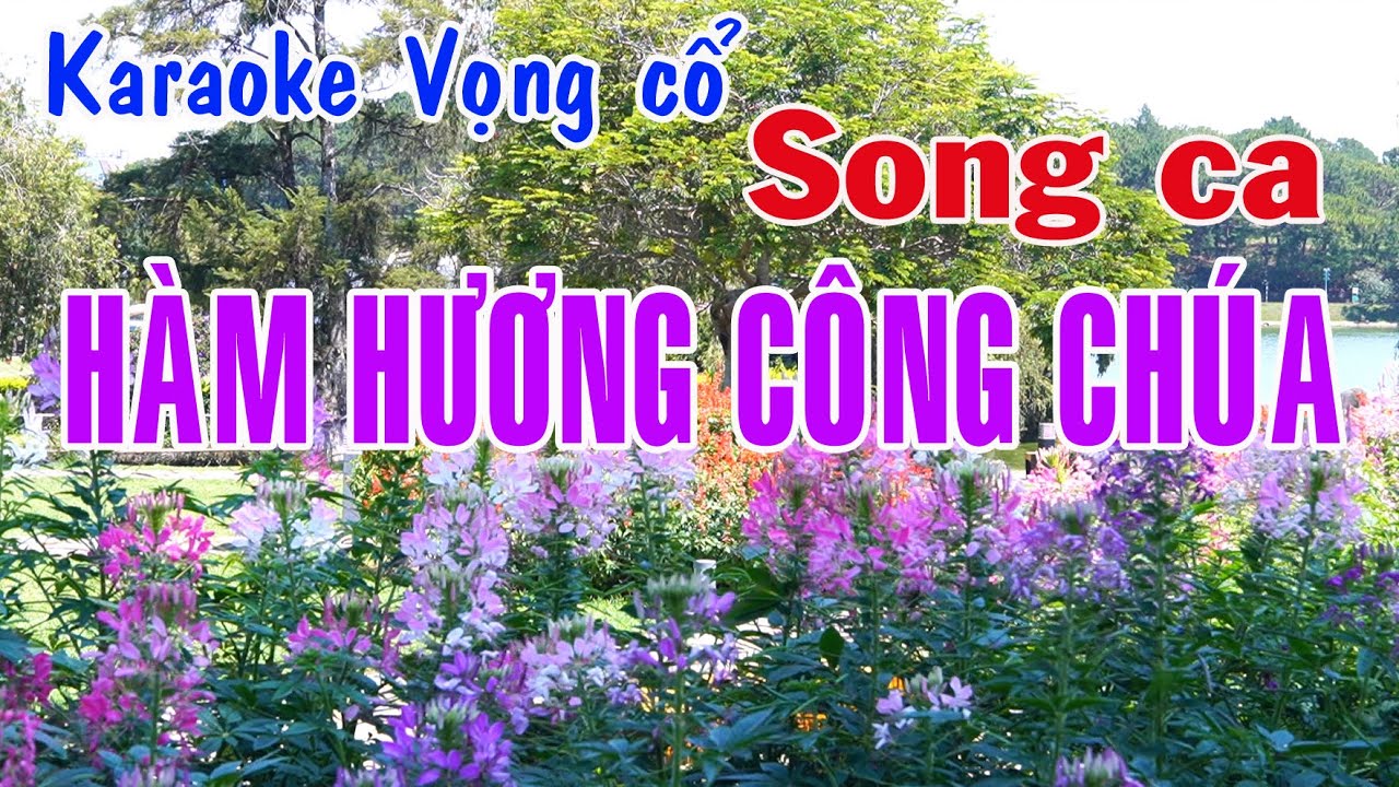 Karaoke vọng cổ HÀM HƯƠNG CÔNG CHÚA - SONG CA