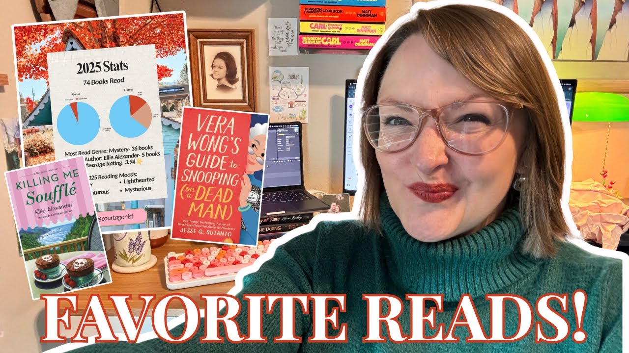 My Favorite Reads of 2025 | Top 10 Cozy & Lighthearted Books