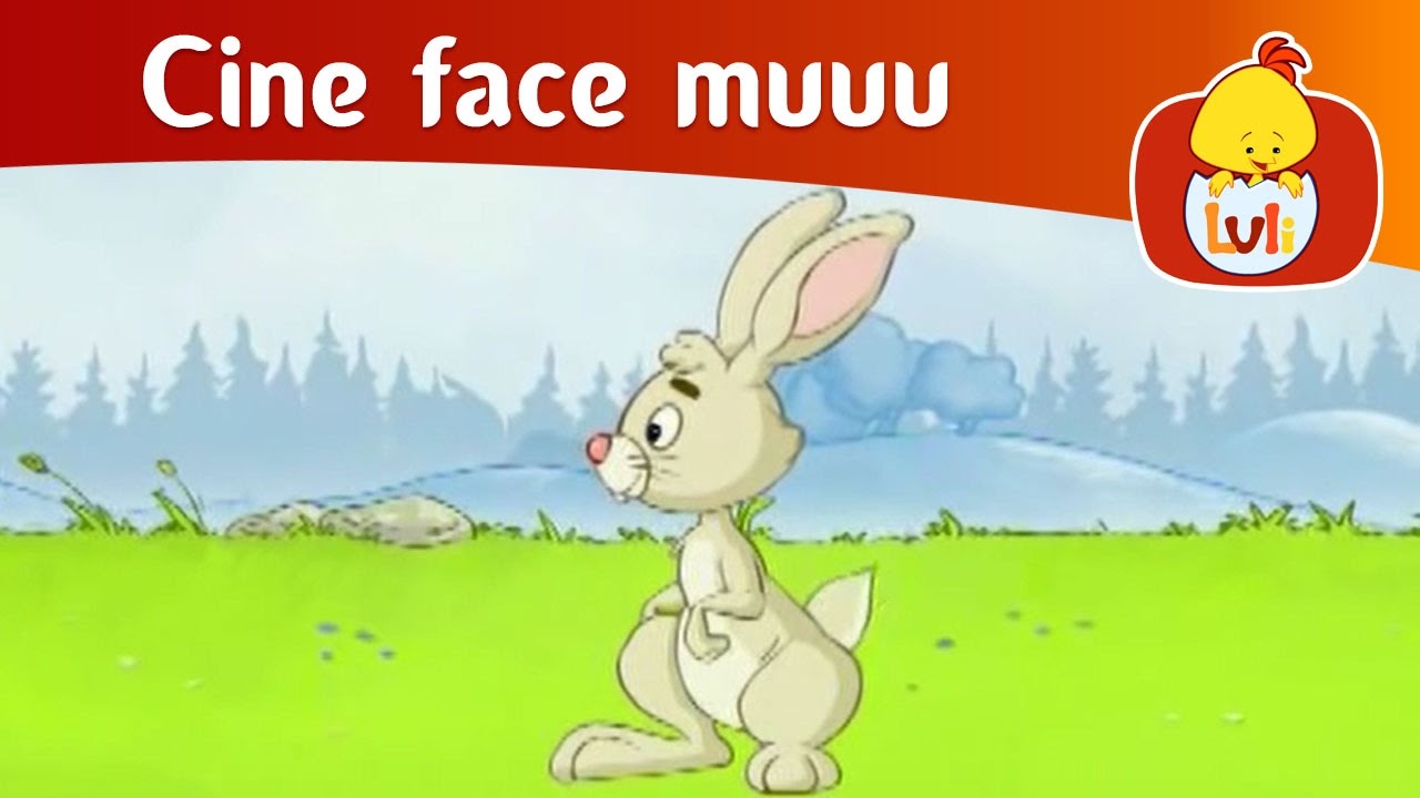 Cine face muuu? - Iepure, pentru copii - Luli TV