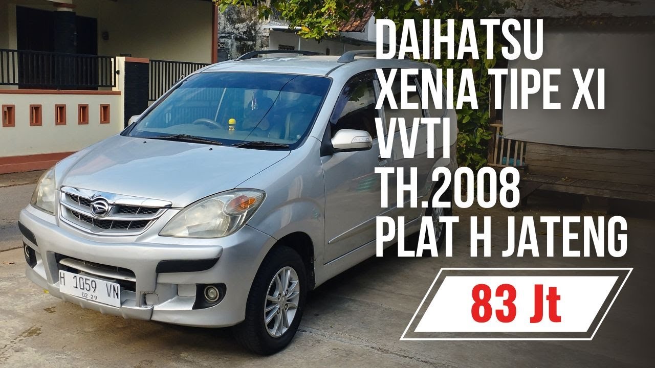 JUAL Daihatsu Xenia Tipe XI VVTI Tahun 2008 Plat H Jawa Tengah