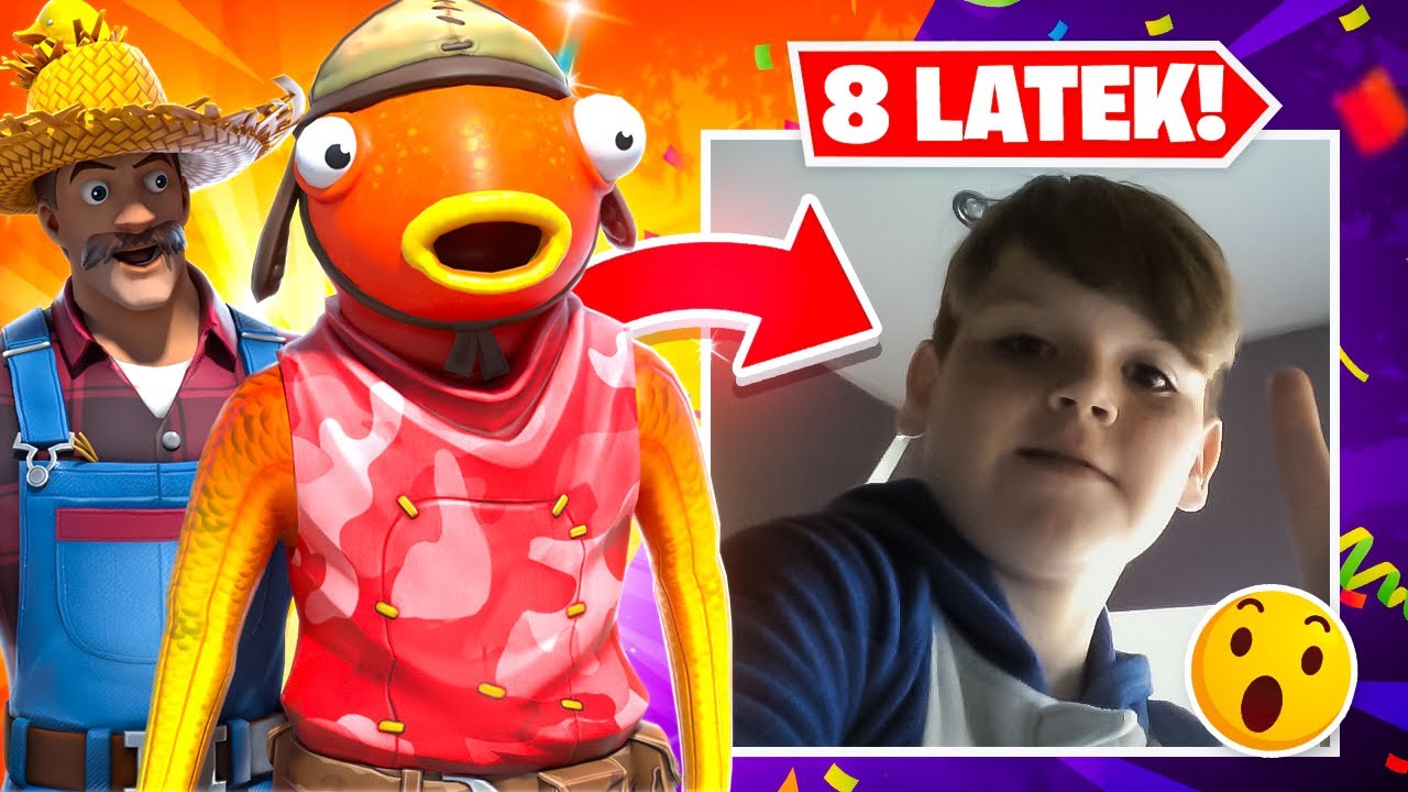 SPEŁNIŁEM MARZENIE 8 LATKA W FORTNITE! (Najsłodszy Gracz 🥺)