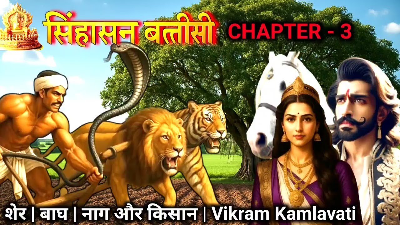 सिंहासन बत्तीसी अध्याय 3 | विक्रमादित्य का अहंकार | Vikram And Queen Kamlavati Story 