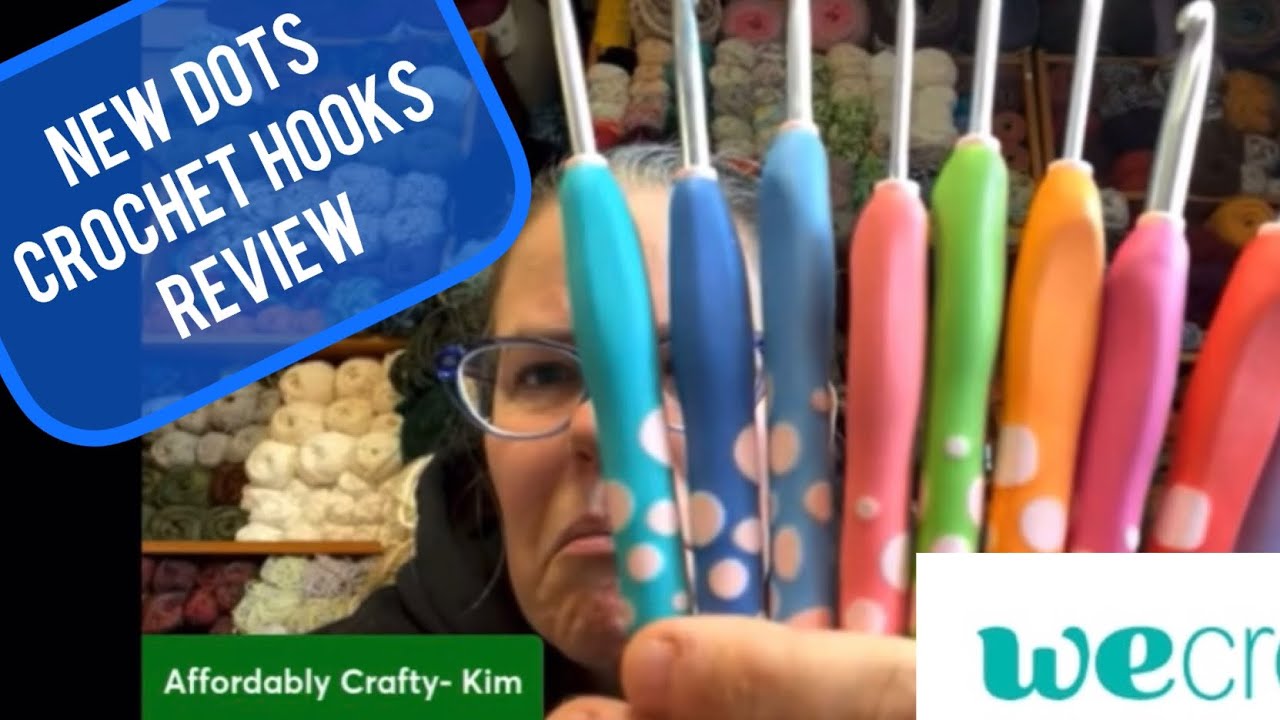 NEW Dots Crochet hooks review #honestreview #crochethook @WeCrochetOfficial #crochethooks #crochet