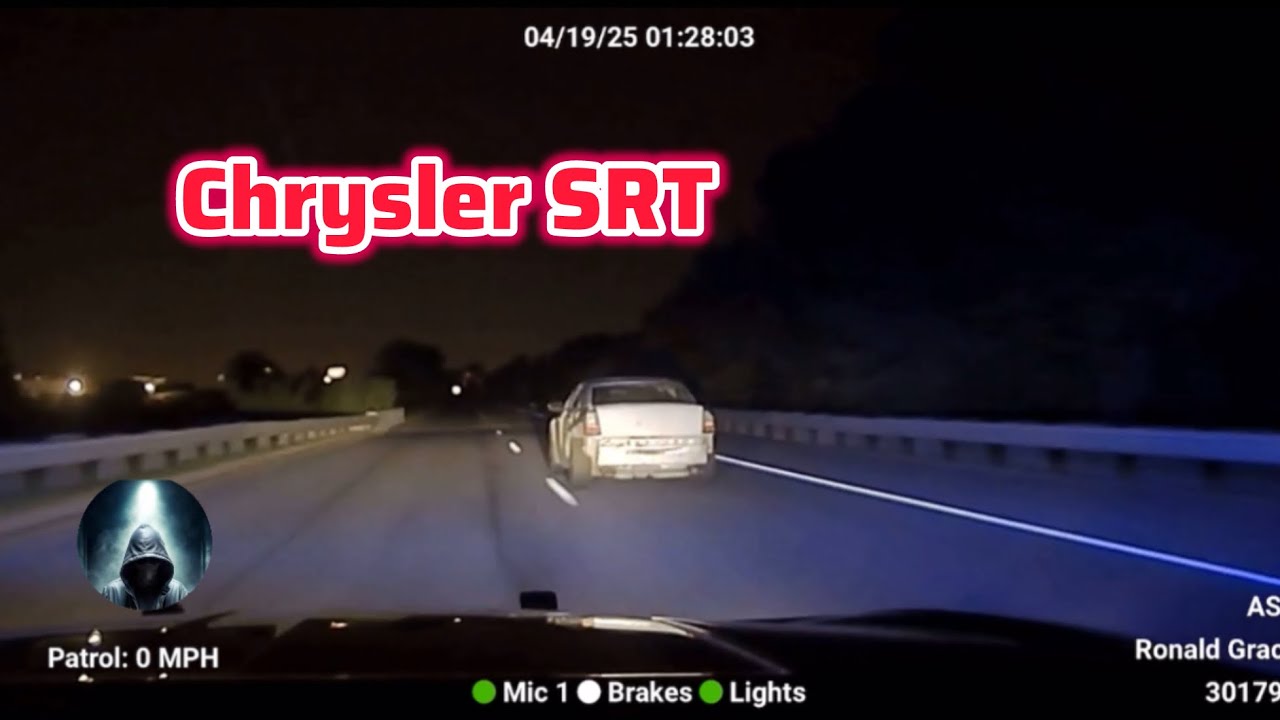 Chrysler 300 SRT Runs From Arkansas State Police Trooper Gets Spiked By Police - High Speed Chase