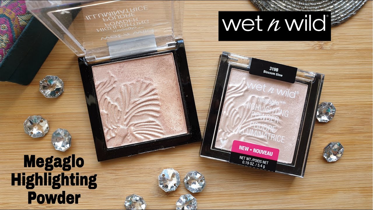 Wet n Wild MegaGlo Highlighters - Swatches & Review - Precious Petals + Blossom Glow