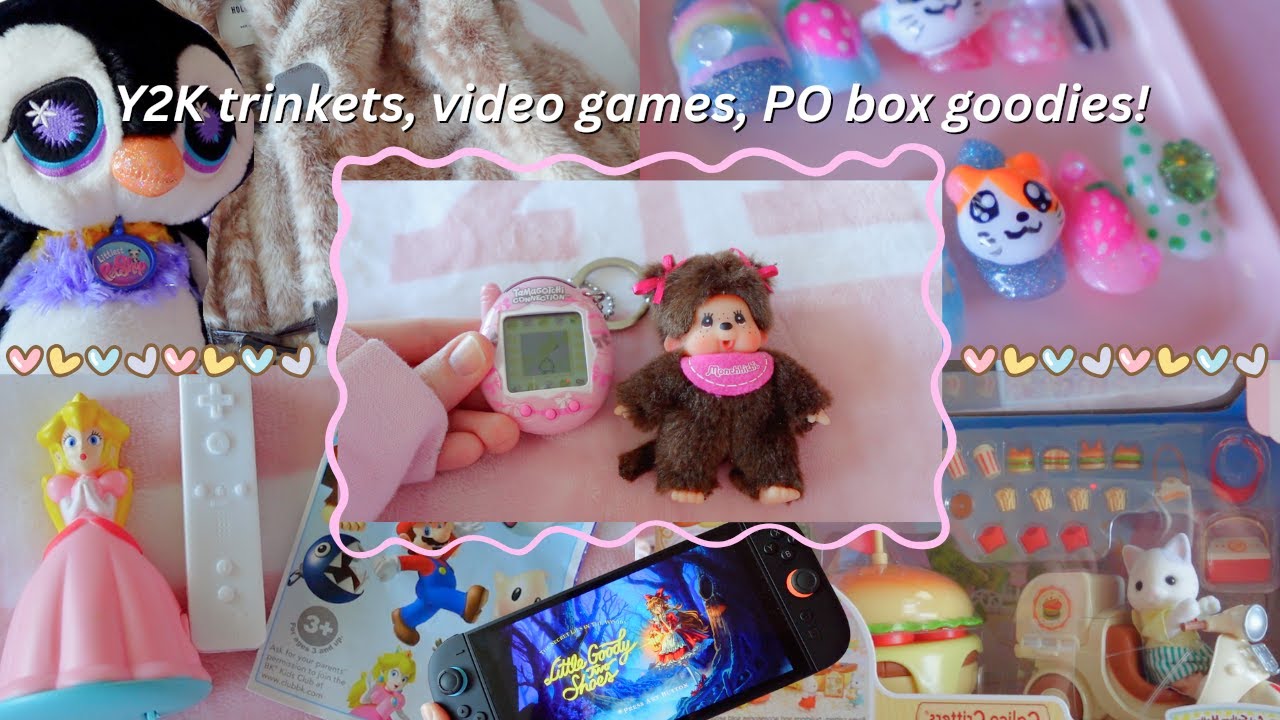 Christmas Haul - trinkets, video games, plushies, PO unboxing!