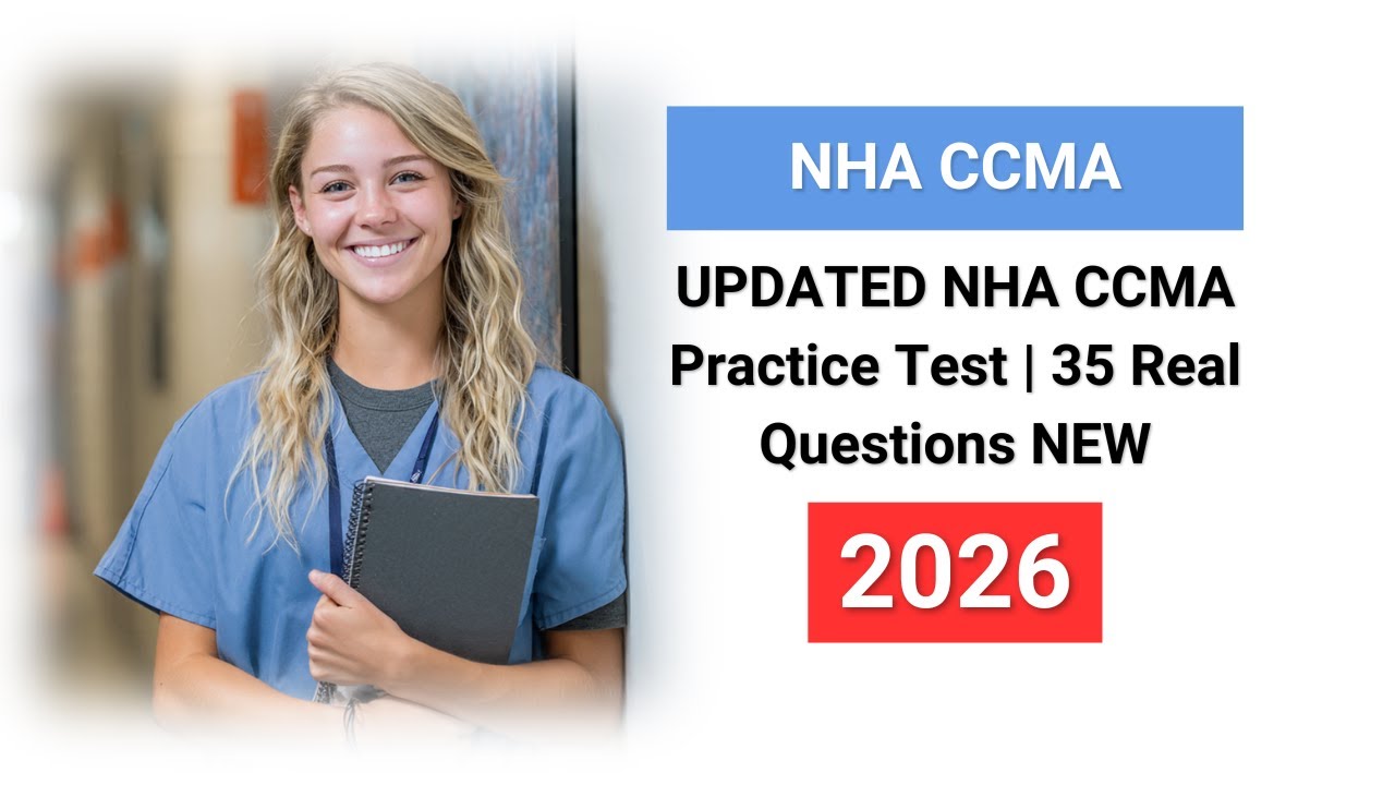 ОБНОВЛЕННЫЙ практический тест NHA CCMA 2026 г. | 35 реальных вопросов и ответов для медицинских а...