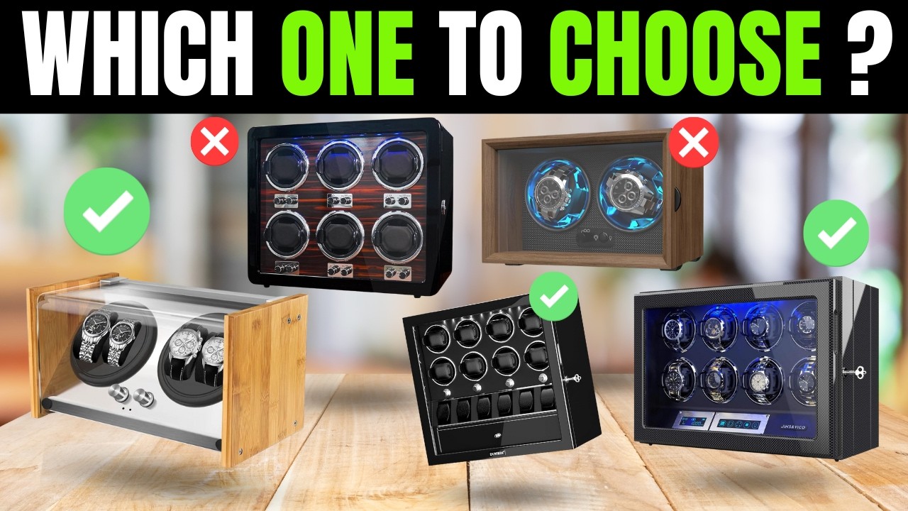 ✅ 10 Best Watch Winders for Automatic Watches on Amazon [2026]⌚ Single, Double, 4 & 8 Slot Rolex Box