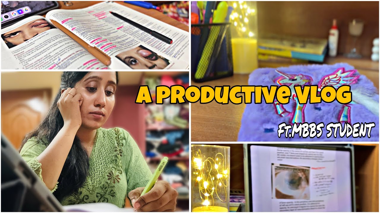 📚Exam Day Study Vlog👩&zwj;⚕️🩺 |MBBS STUDENT |Malayalam Vlog | @silpa_viswanathan