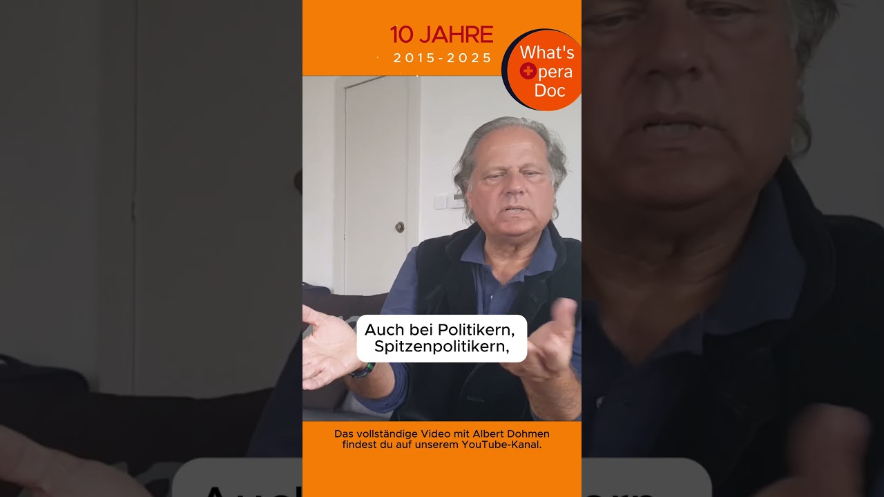 Was dirigierst du hier für nen Sch***? - Albert Dohmen - What's Opera Doc 