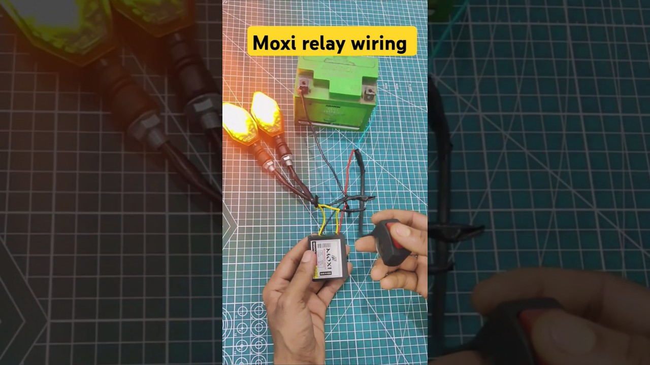 moxi relay wiring kaise karen 16 tarha se chal rahe hai #shortvideo #shorts