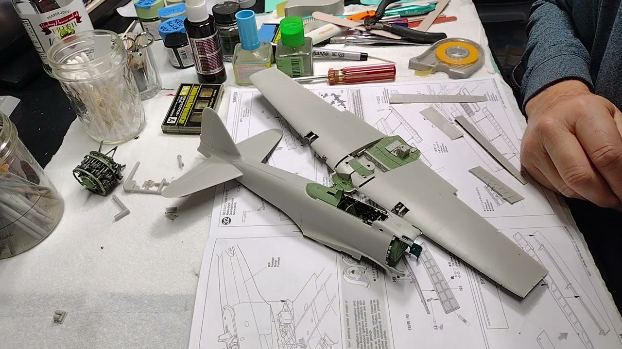 Tamiya 1/32 A6M2b Японский Zero Часть 2