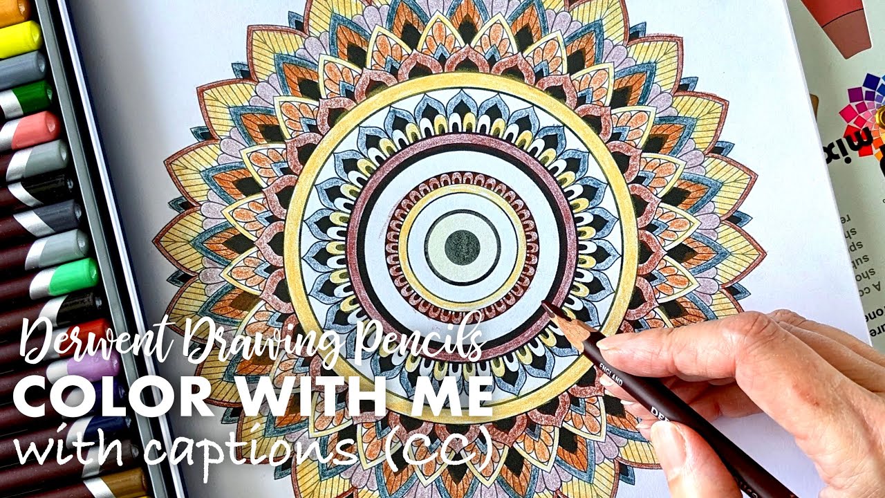 Adult Coloring Book: Mandala Art Therapy (Real Time ASMR)