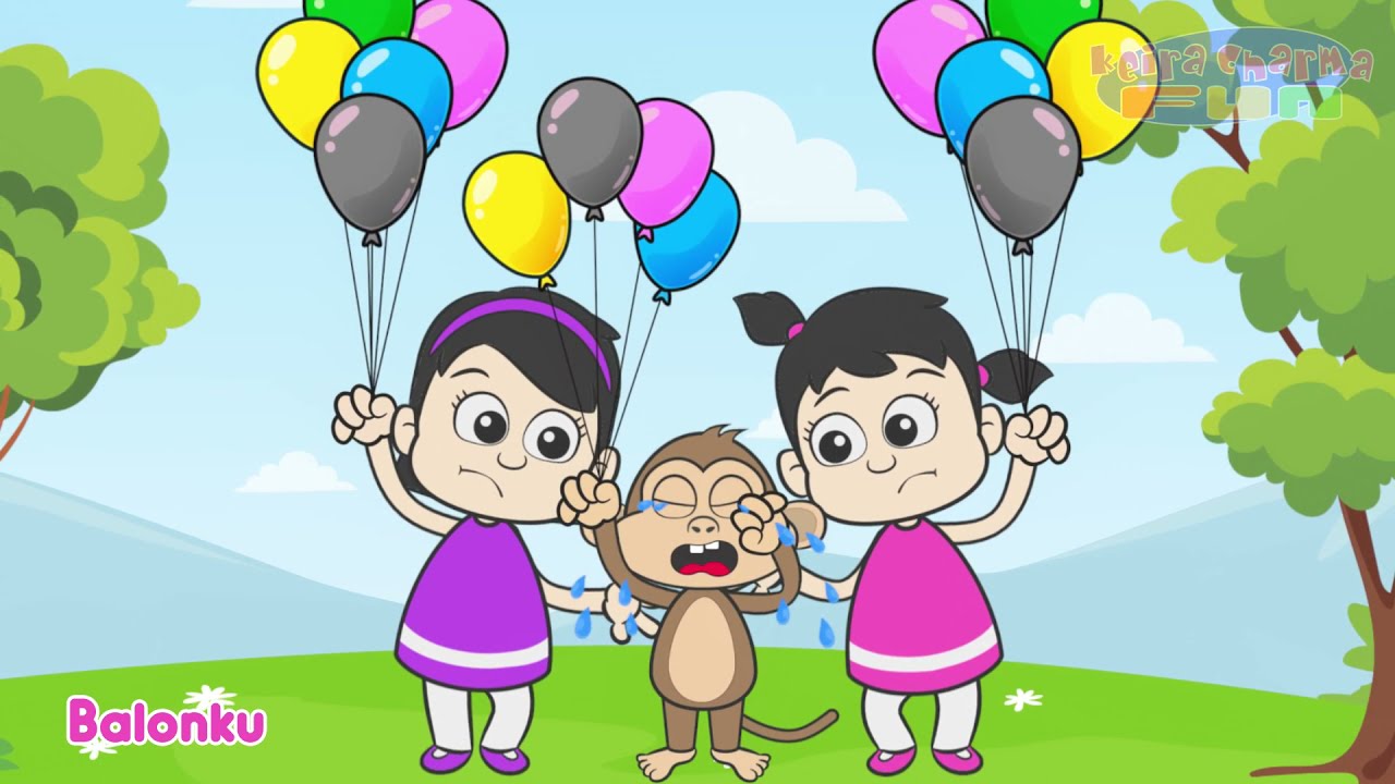 BALON KU ADA LIMA Versi Baru ♥ Lagu Anak dan Balita Indonesia | Keira Charma Fun