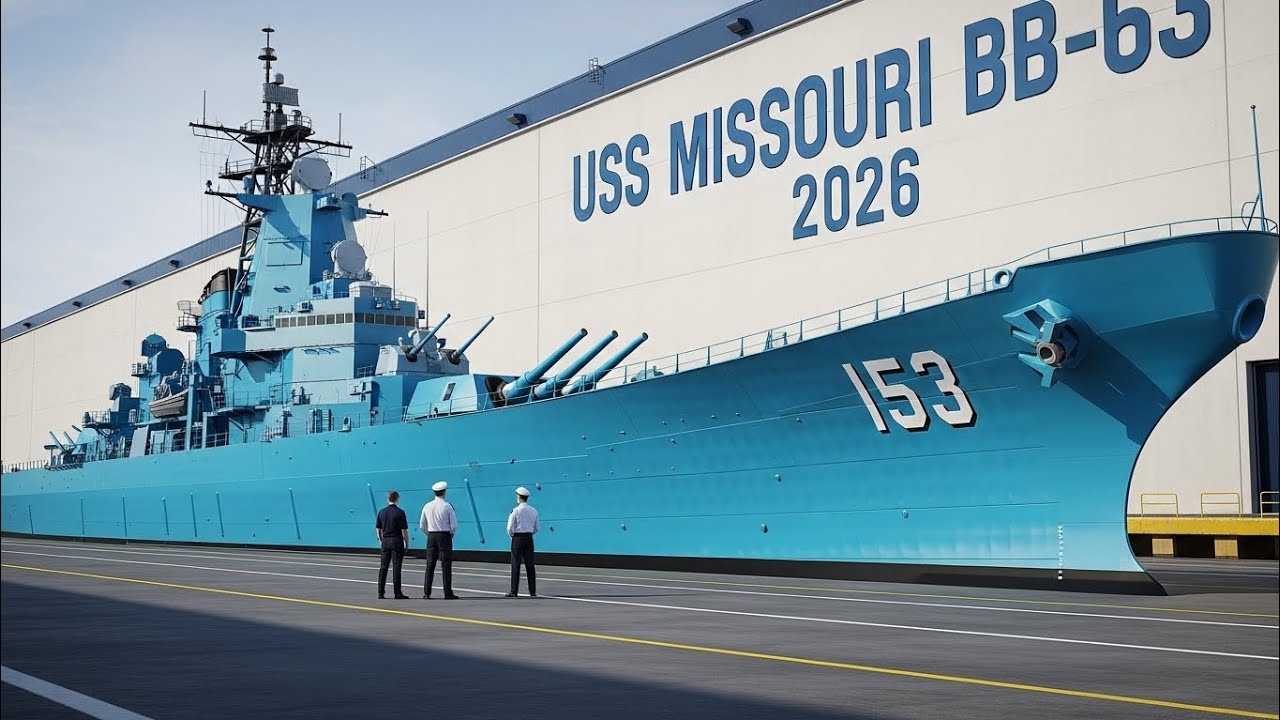 New 2026 USS MISSOURI BB-63 Unveiled! The Mighty Mo Returns Stronger Than Ever! 🚢🔥 