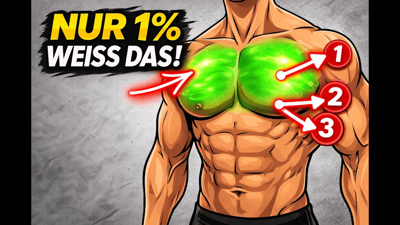 3 brutale Übungen für maximale Brustmuskeln (Stoppe Zeitverschwendung durch falsches Training!)