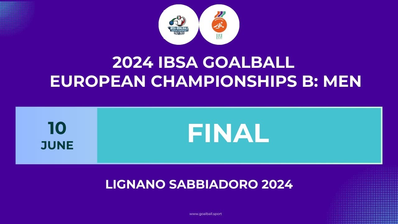 [ 10/06/2024 GOLD FINAL ] MONTENEGRO - PORTUGAL | 2024 IBSA GOALBALL EUROPEAN CHAMPIONSHIP "B" MENS