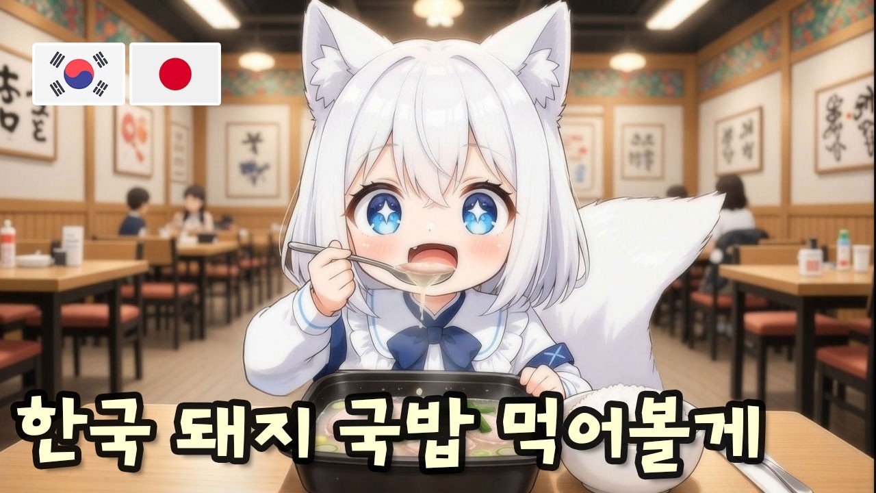 한국 돼지국밥을 맛보고 정신 못 차리는 일본인 반응