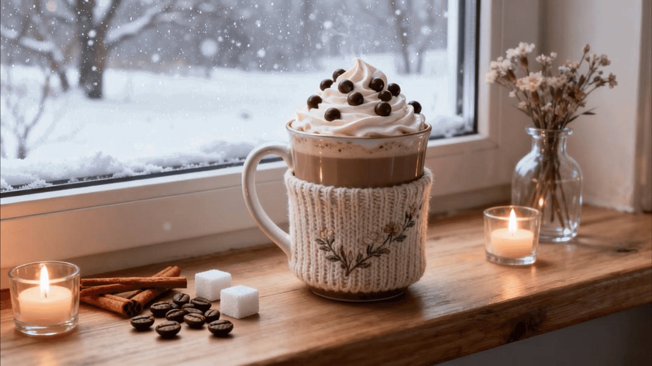 Winter Morning Jazz Ambience – Smooth Jazz Cafe & Elegant Bossa Nova Piano for Relaxing Mood