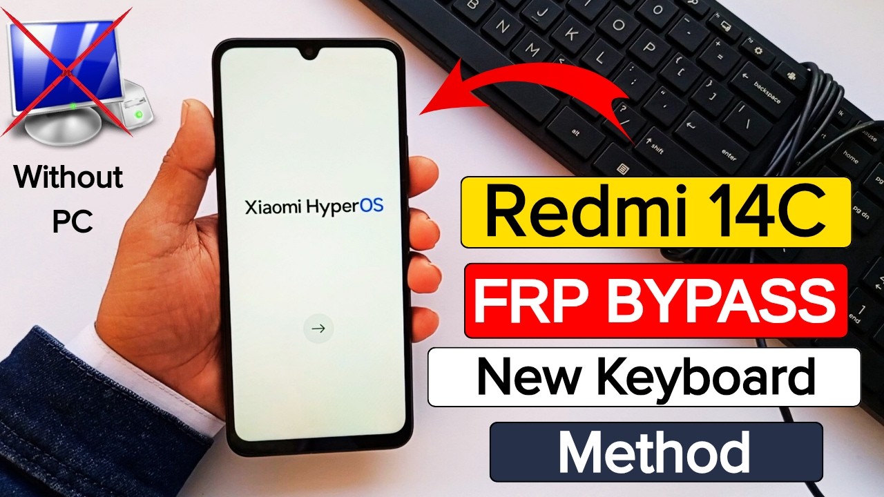 Redmi 14c FRP Bypass 2026 Android 15 - Without PC | Redmi 14c FRP Lock Remove ( HyperOS) New Update