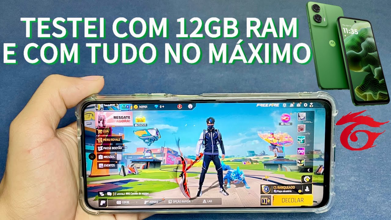 MOTO G35 5G COM MEMÓRIA RAM NO MÁXIMO