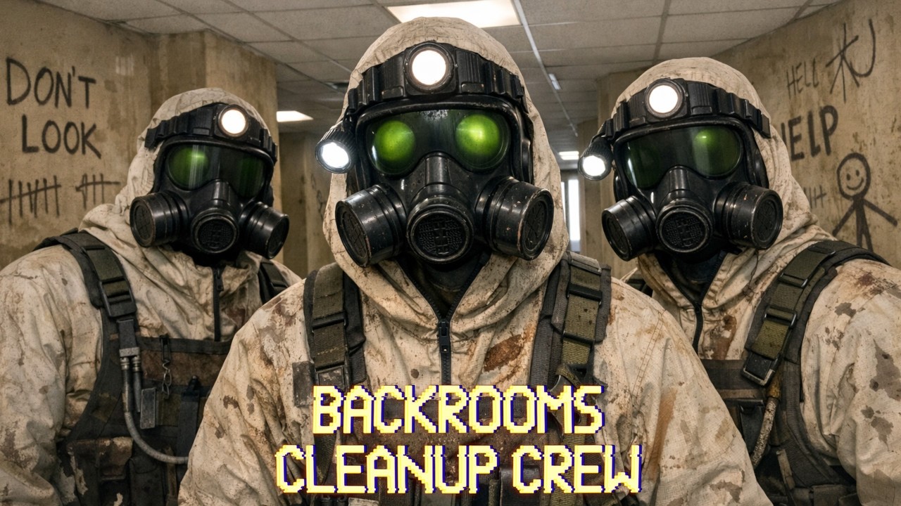 Von Raum... zu Raum... zu Raum... zu...| Backrooms Cleanup Crew (Kapitel 1 / Raum 7) (Schwer)